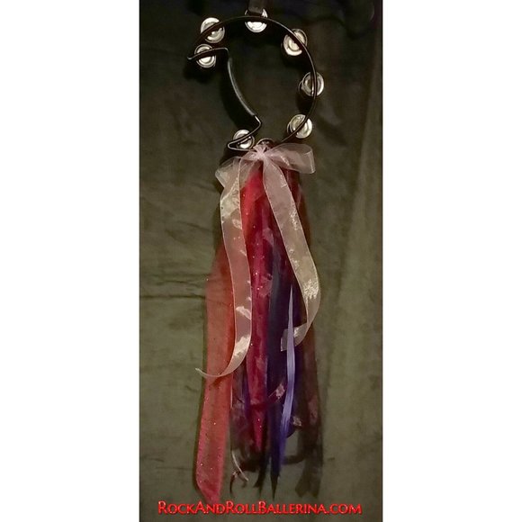 Stevie Nicks Inspired Moon Tambourine with Beads - Picture 11 of 16